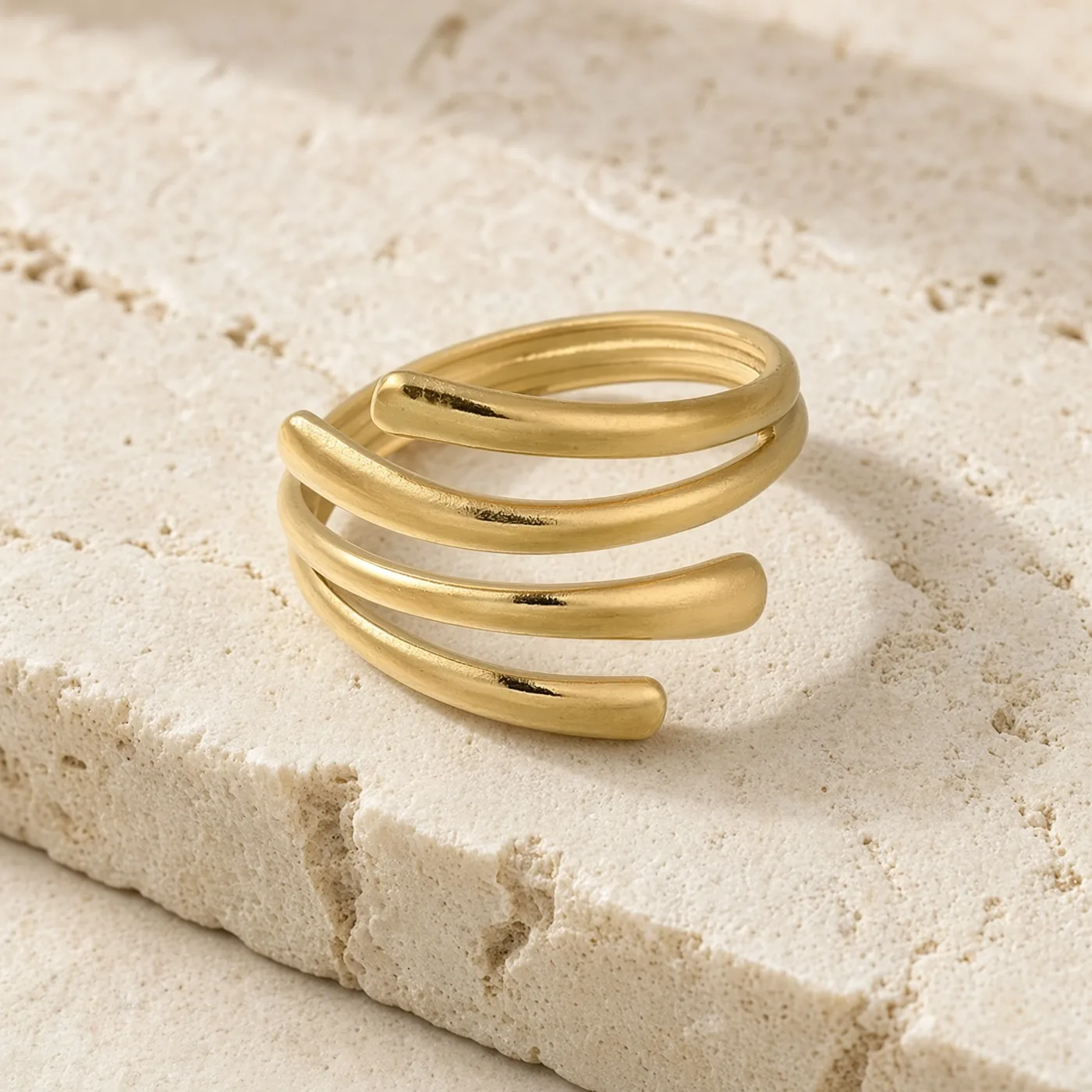 Bague bague dore