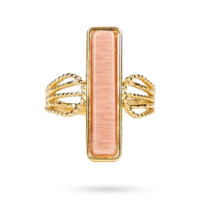 Bague Bagues Charlotte pierre naturelle du soleil