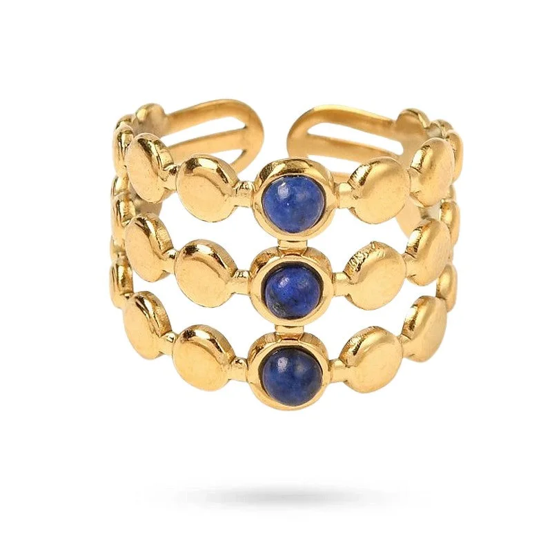 Bague Bagues pierre naturelle lapis lazuli