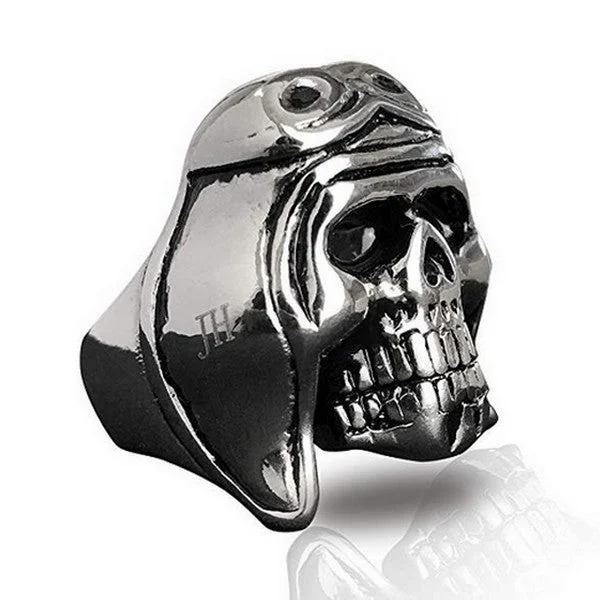 Bague Aviateur Initial JH ( Johnny Halliday