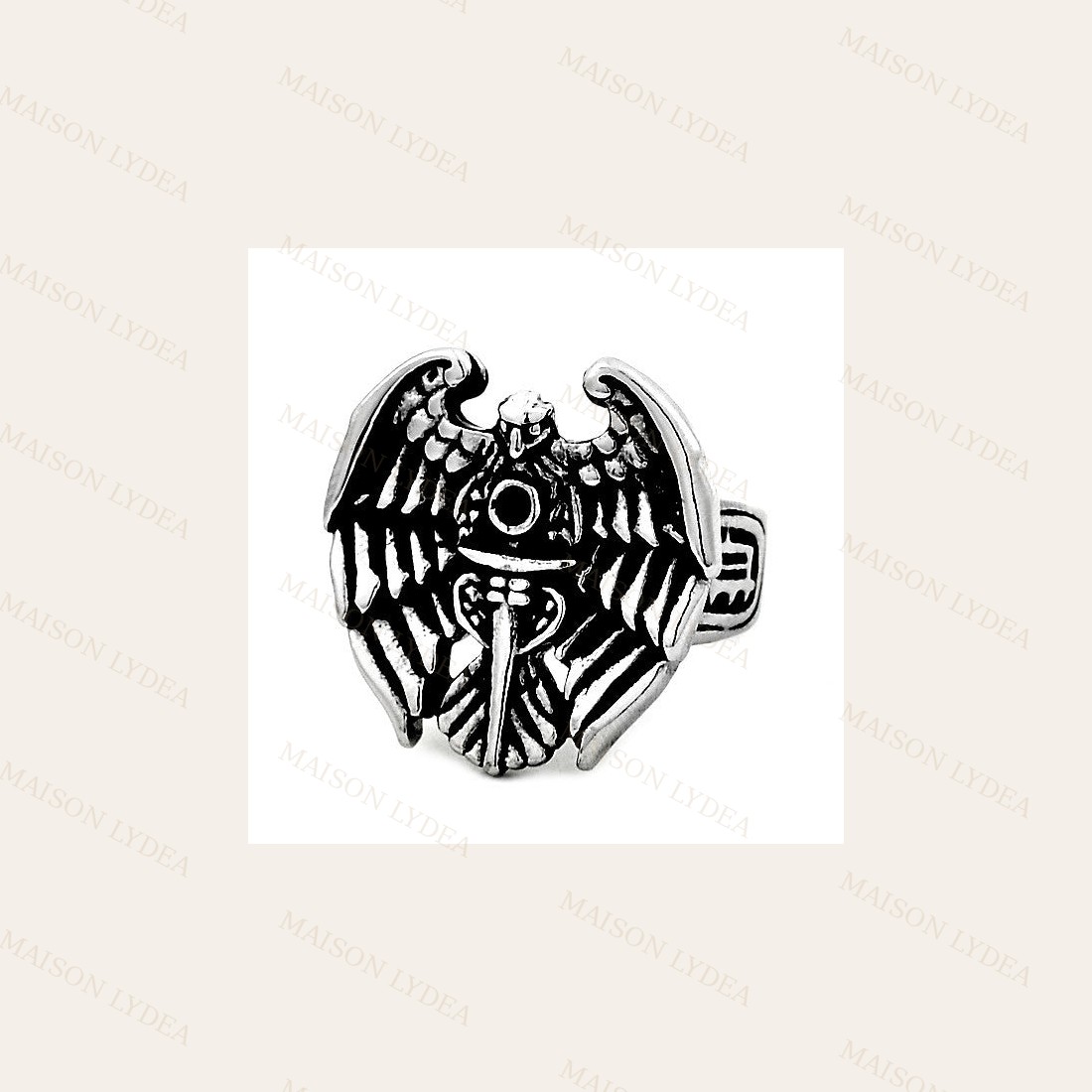 Bague en Aigle Imposant