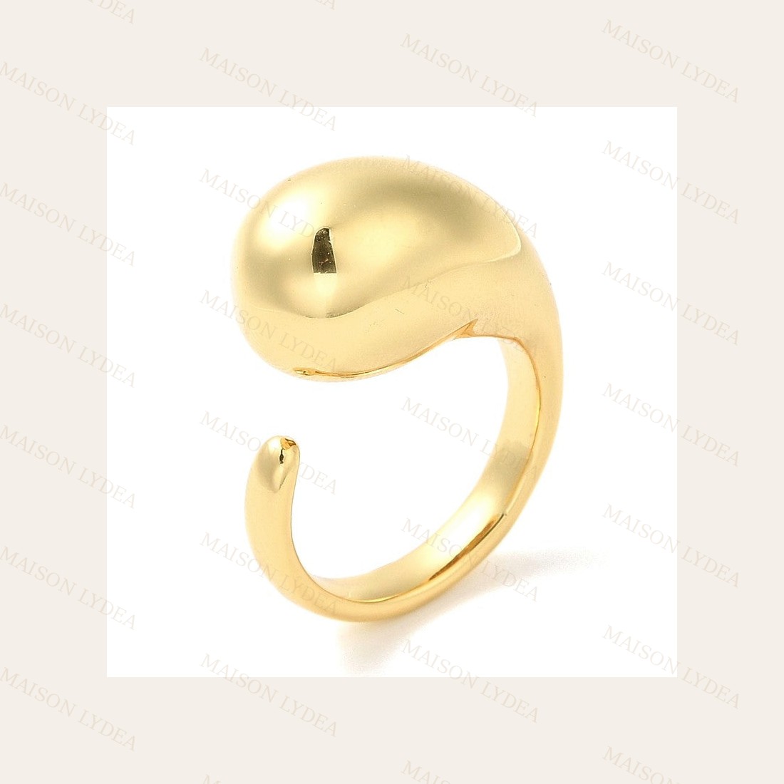Bague Femme Réglable Boule