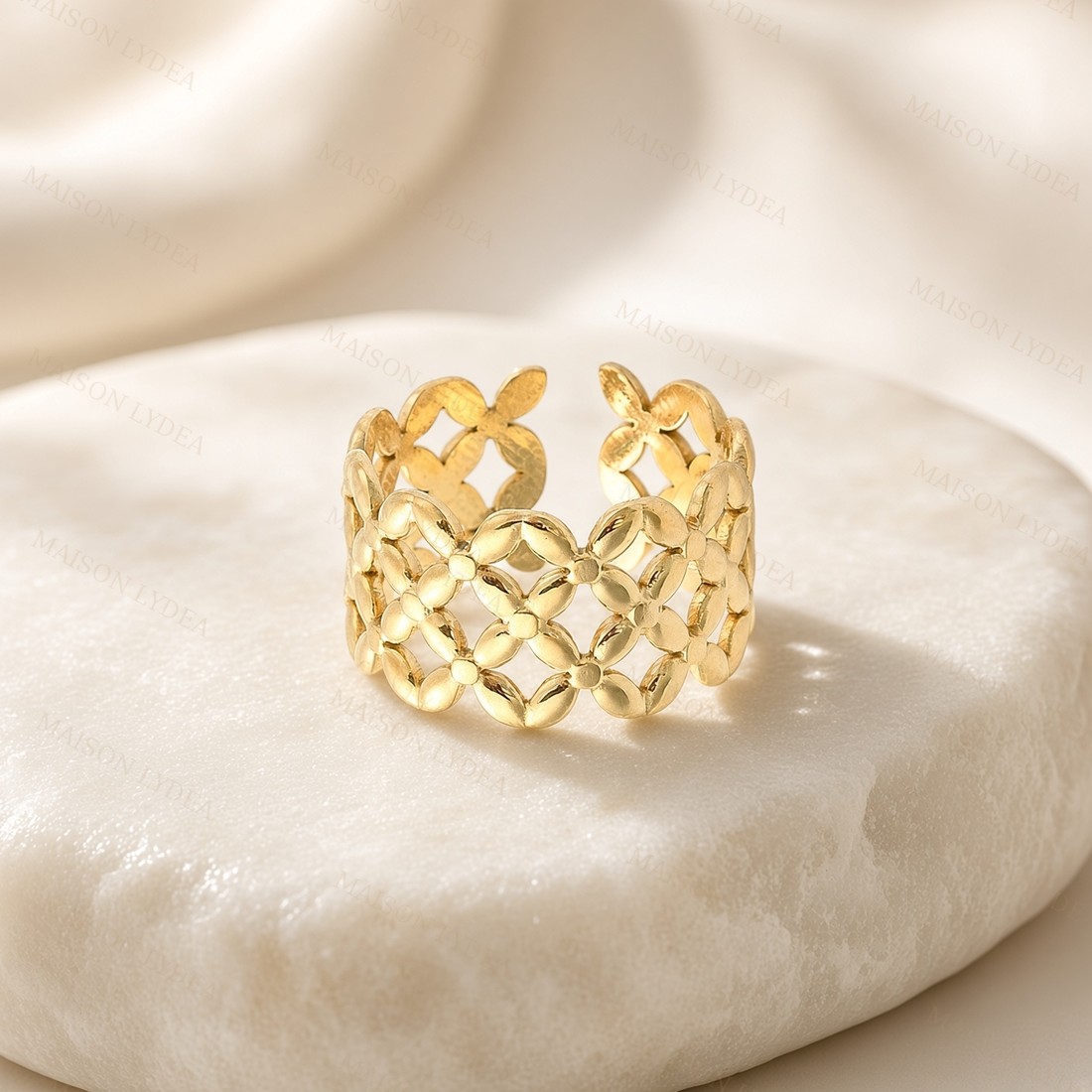 Bague Femme Réglable Entrelacé