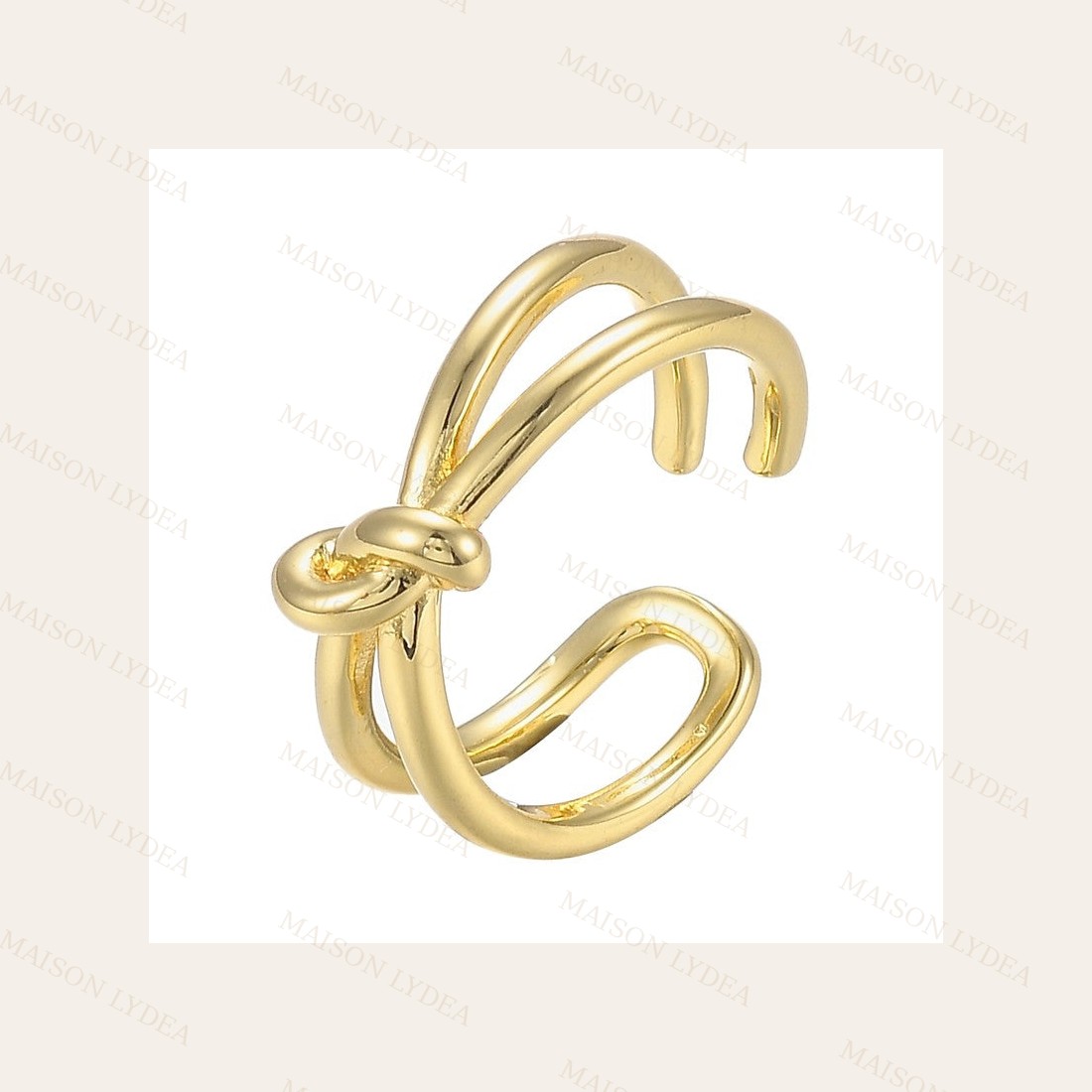 Bague Femme Réglable Nœud