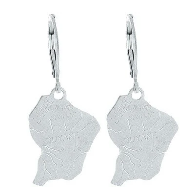 Boucles D'oreilles Argenté Guyane