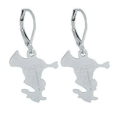 Boucles D'oreilles Argenté Mayotte