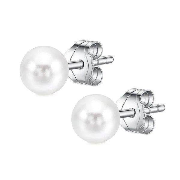 Boucles d'oreilles céramique Puces Couleur blanc