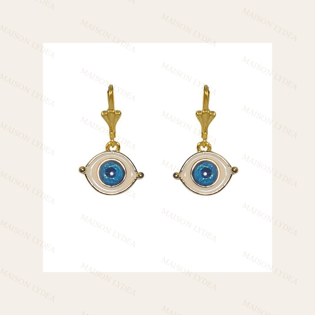 Boucles D'oreilles Pendantes Œil Oriental