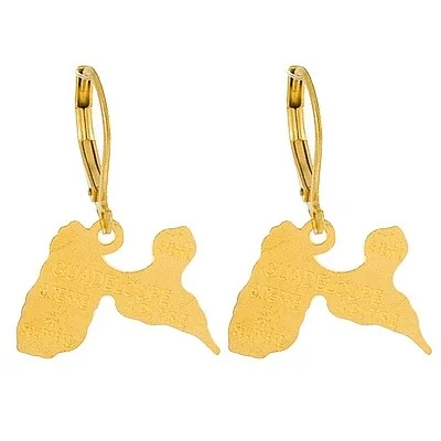 Boucles Guadeloupe doré
