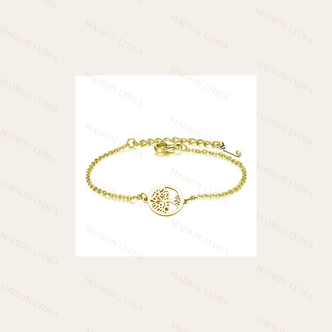 Bracelet Arbre de Vie or