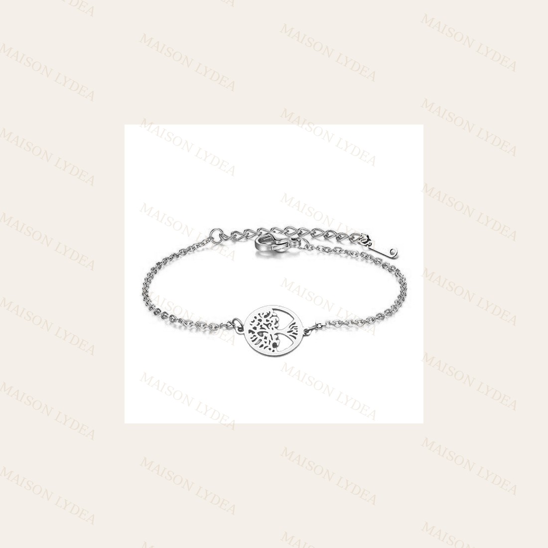 Bracelet Arbre de Vie Argenté