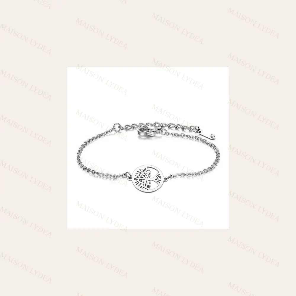 Bracelet Arbre de Vie Argenté
