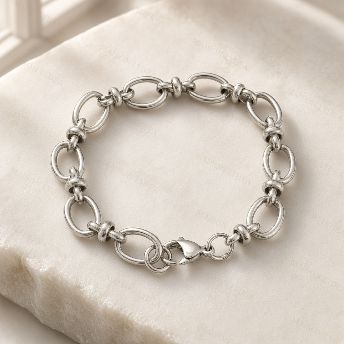 Bracelet Chaîne Maillons Ovales