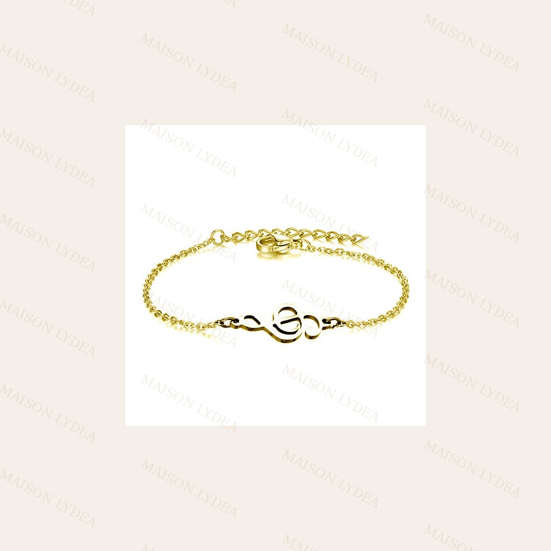 Bracelet Clé de Sol or