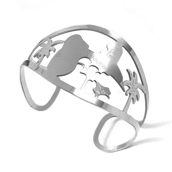Bracelet Guadeloupe argenté