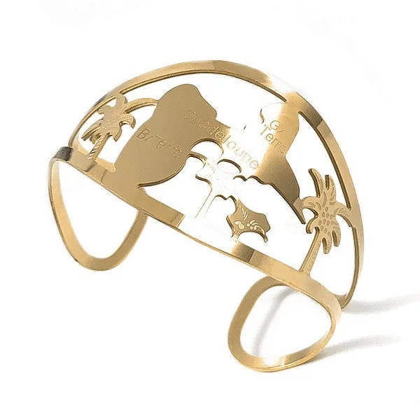 Bracelet Guadeloupe doré