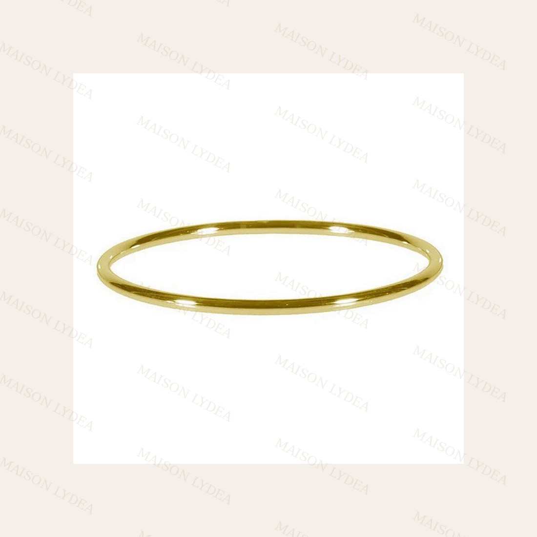 Bracelet Jonc Doré or 18K