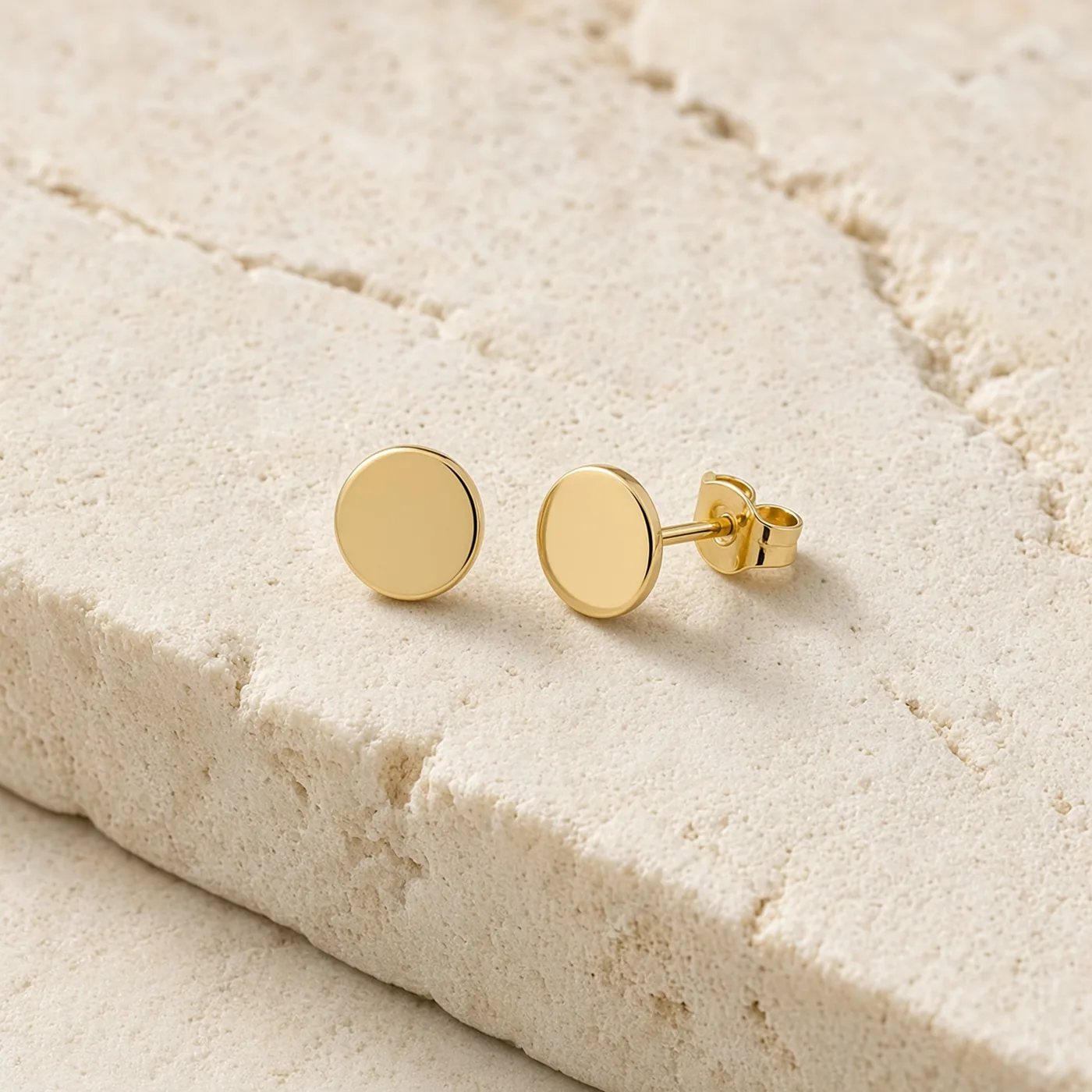 Boucles D'oreilles Puces Très Fine