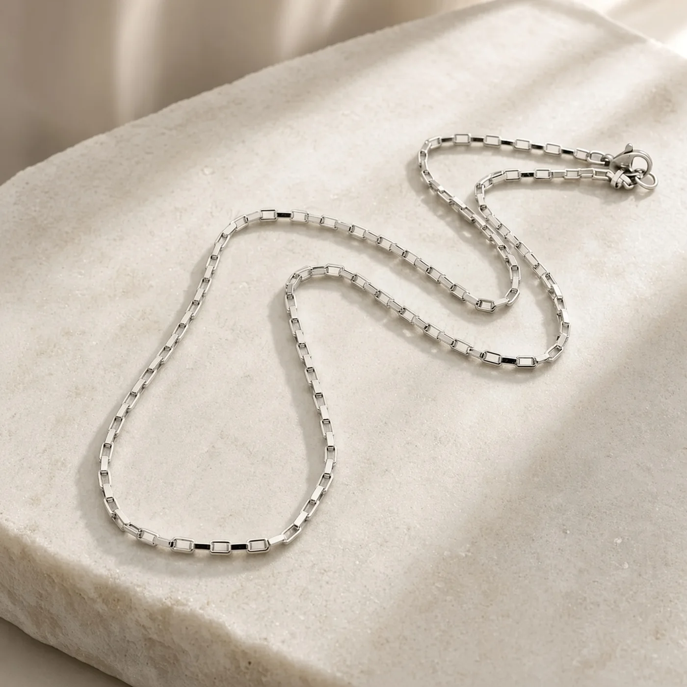Collier argenté