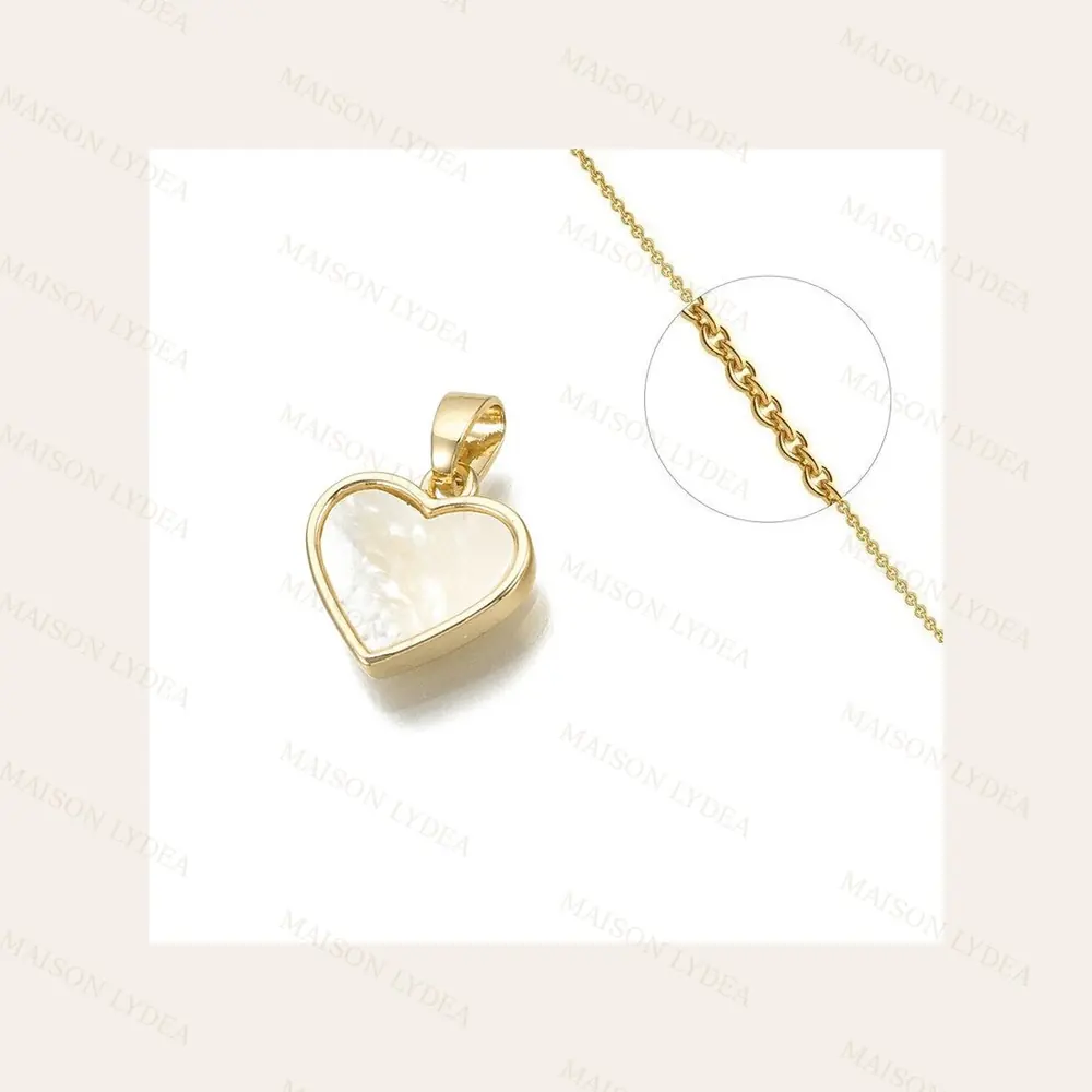 Collier Cœur Nacre
