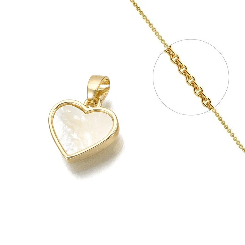 Collier Cœur Nacre