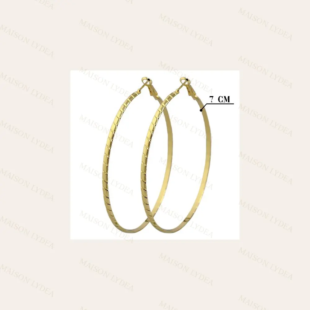 Boucles D'oreilles Ciselé Créoles