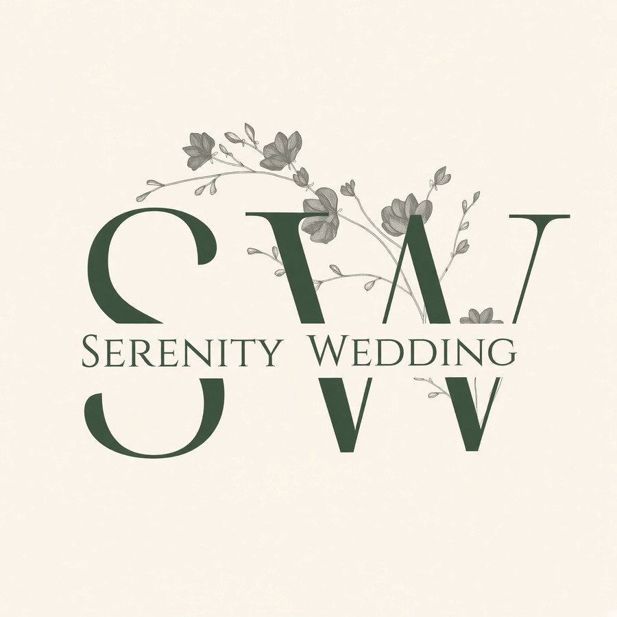 Logo Serenity Wedding